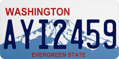 WA license plate AYI2459