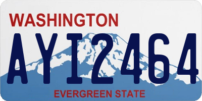 WA license plate AYI2464