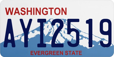 WA license plate AYI2519