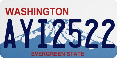 WA license plate AYI2522