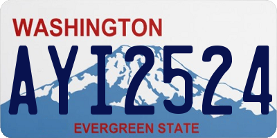 WA license plate AYI2524