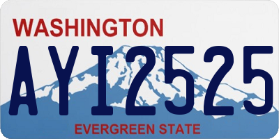 WA license plate AYI2525