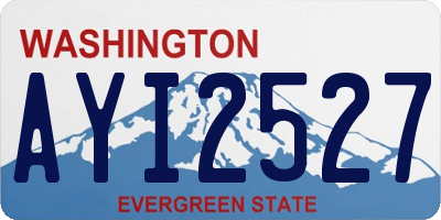WA license plate AYI2527