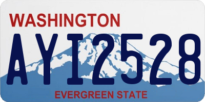 WA license plate AYI2528