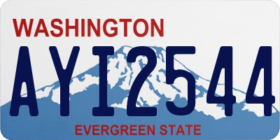 WA license plate AYI2544