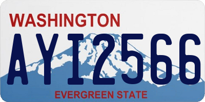 WA license plate AYI2566