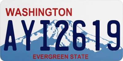 WA license plate AYI2619