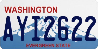 WA license plate AYI2622