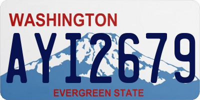 WA license plate AYI2679