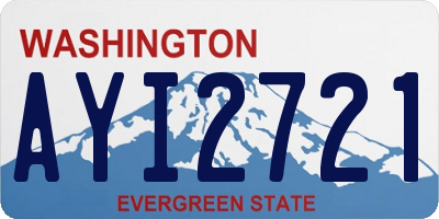 WA license plate AYI2721