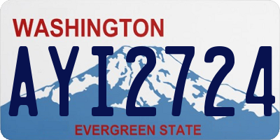 WA license plate AYI2724
