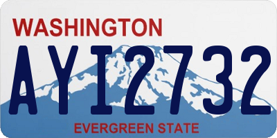 WA license plate AYI2732