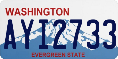 WA license plate AYI2733