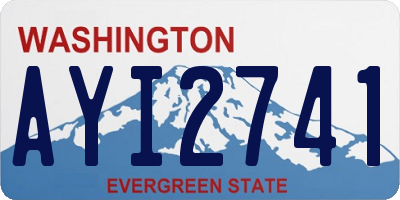 WA license plate AYI2741