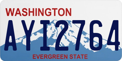 WA license plate AYI2764