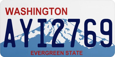 WA license plate AYI2769