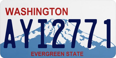 WA license plate AYI2771
