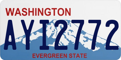 WA license plate AYI2772