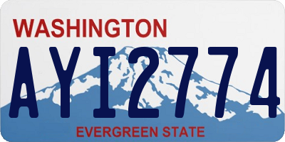 WA license plate AYI2774