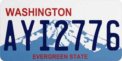 WA license plate AYI2776