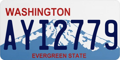 WA license plate AYI2779