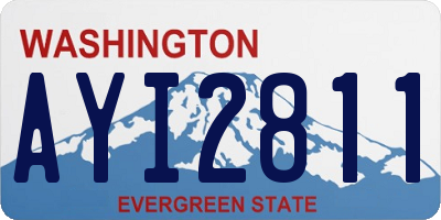 WA license plate AYI2811