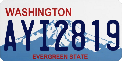 WA license plate AYI2819