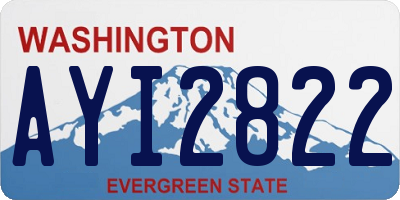 WA license plate AYI2822