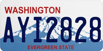 WA license plate AYI2828