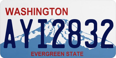 WA license plate AYI2832