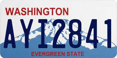 WA license plate AYI2841