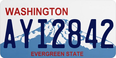 WA license plate AYI2842