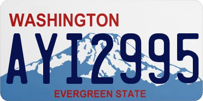 WA license plate AYI2995