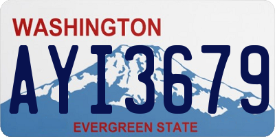WA license plate AYI3679