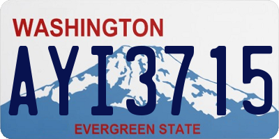 WA license plate AYI3715