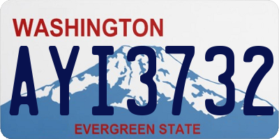 WA license plate AYI3732