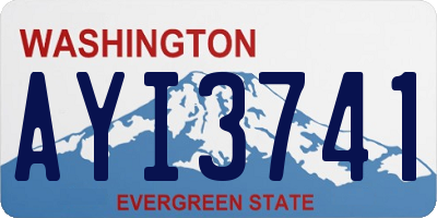WA license plate AYI3741