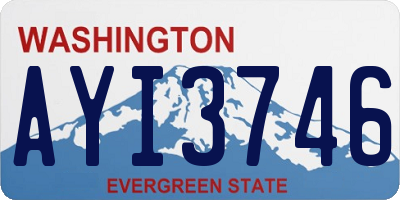 WA license plate AYI3746
