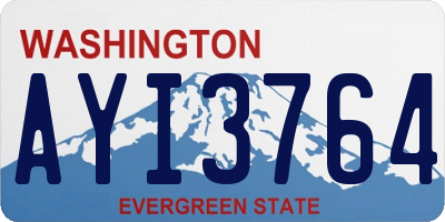 WA license plate AYI3764