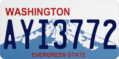 WA license plate AYI3772