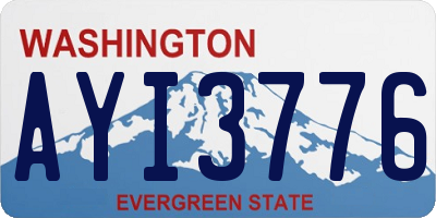 WA license plate AYI3776