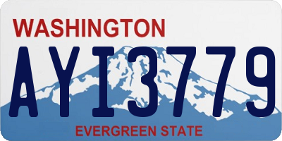 WA license plate AYI3779