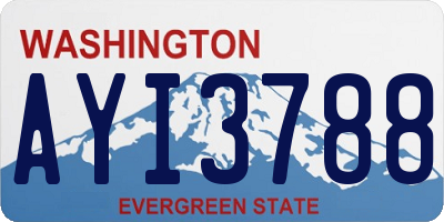 WA license plate AYI3788