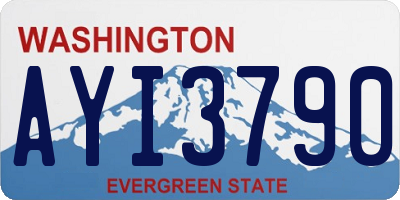WA license plate AYI3790