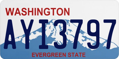 WA license plate AYI3797