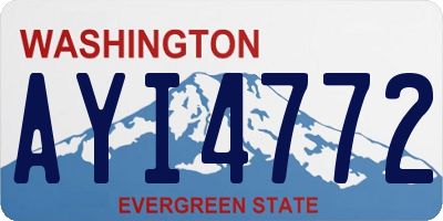 WA license plate AYI4772