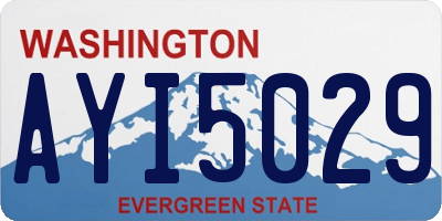 WA license plate AYI5029