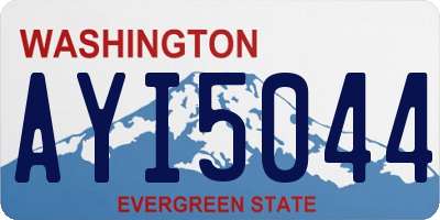 WA license plate AYI5044