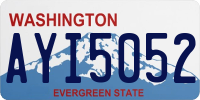 WA license plate AYI5052