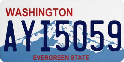 WA license plate AYI5059